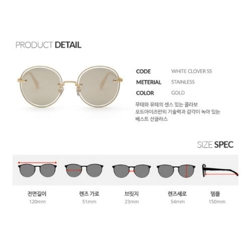 ODD EYEWEAR WHITE CLOVER